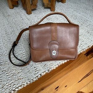 Leather Messenger Bag Purse